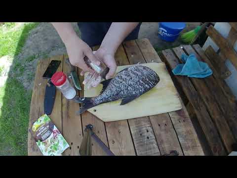 Видео: Лещ на решётке. Лещ на мангале.