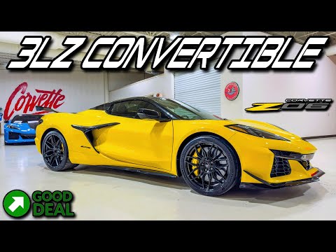 Видео: 1-й Comp Yellow C8 Z06 2025 года с комплектом гусениц Z07 на выставке Corvette World!