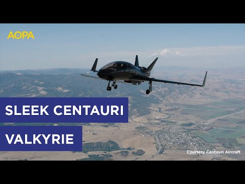 Видео: Семейный самолет, похожий на истребитель — Centauri Valkyrie
