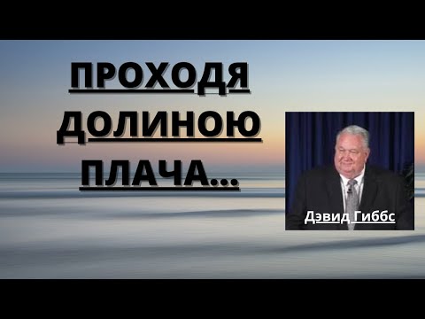 Видео: ПРОХОДЯ ДОЛИНОЮ ПЛАЧА... (Дэвид Гиббс)