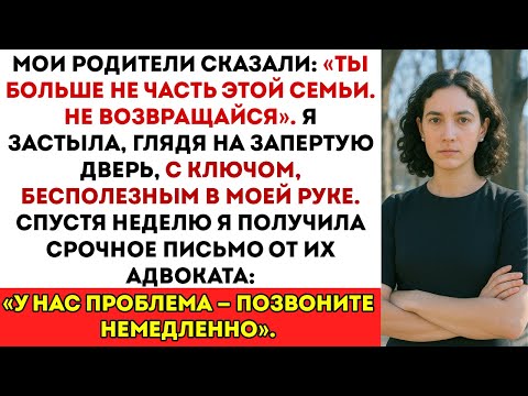 Видео: За семейным ужином мои родители сказали, что у меня больше нет дома, и выгнали меня. Поэтому я…