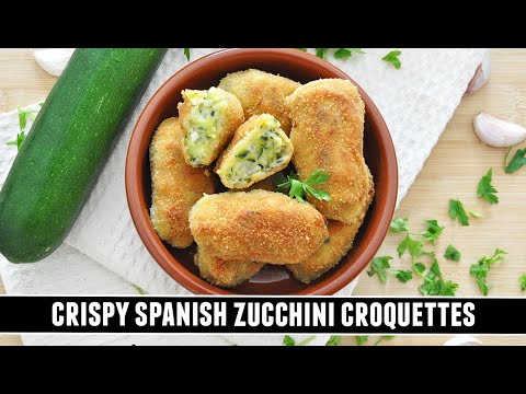 Видео: «Лучше, чем жареные кабачки» ХРУСТЯЩИЕ испанские крокеты из кабачков