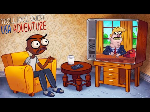 Видео: ТРОЛЛИМ АМЕРИКУ! Веселые ПРИКЛЮЧЕНИЯ в США в Игре Troll Face Quest USA Adventure от Cool GAMES