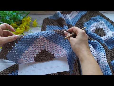 Видео: Платье из квадратов. Часть 3. Соединяем мотивы.