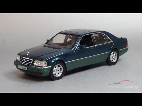 Видео: Mercedes-Benz S500 W140 1994 || IXO Models || Масштабные модели автомобилей 1:43