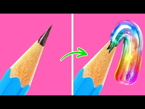 Видео: КЛАССНЫЕ ШКОЛЬНЫЕ ЛАЙФХАКИ И ИДЕИ ШКОЛЬНЫХ ПРИНАДЛЕЖНОСТЕЙ | Художественный челлендж от 123 Go Like!