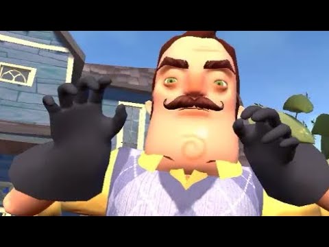 Видео: Троллю соседа в игре "привет сосед"