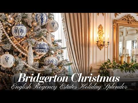 Видео: Рождество в Бриджертонах: праздничное великолепие в поместье эпохи английского Регентства