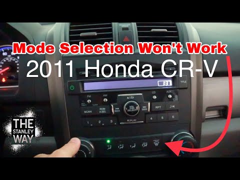 Видео: Воздух из вентилятора кондиционера не меняется при выборе видео Honda CR-V