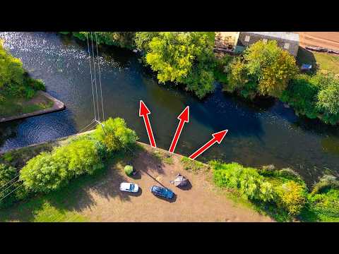 Видео: Рыбалка в ЧИСТОЙ реке…прямо из машины!