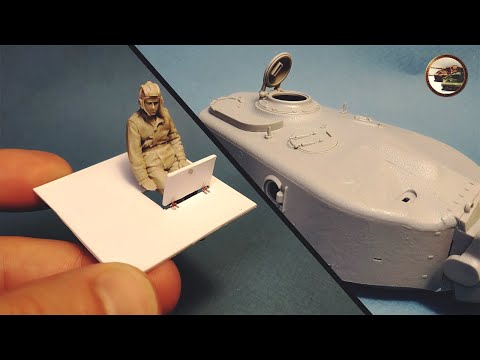 Видео: Как Сделать Открывающиеся ЛЮКИ на Моделях ТАНКОВ и САУ. Ламповые технологии №3