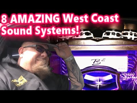 Видео: 8 Удивительных Автомобильных Аудио Звуковых Систем Западного Побережья! Чистая установка