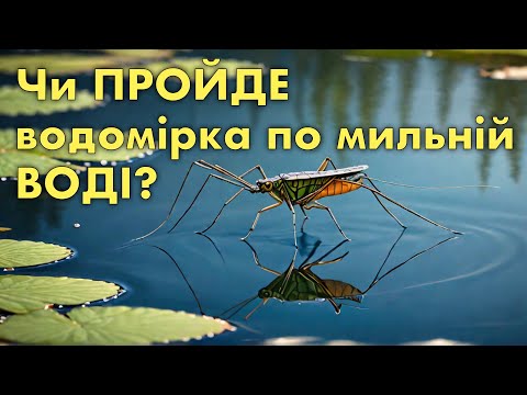 Видео: Чому комахи ходять по воді! 10 ДИВОВИЖНИХ експериментів на тему поверхневого натягу.
