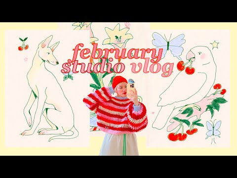 Видео: нанесение татуировок, создание произведений искусства для шоу, вязание крючком ♥ февральский студ...