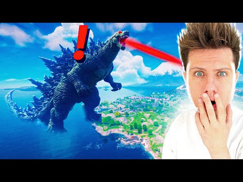Видео: ГОДЗИЛЛА УЖЕ НА ОСТРОВЕ в Фортнайт