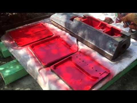 Видео: Как покрасить токарный,фрезерный станок.