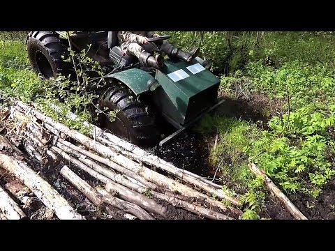 Видео: На вездеходе по бездорожью и с какими неисправностями пришлось столкнуться,при эксплуатации.