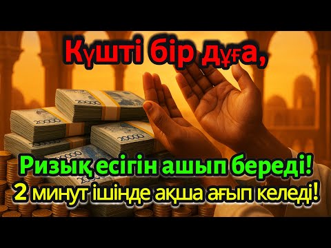 Видео: Ризықтың ағуы: Тек бір дұға, және байлық сізді табады!