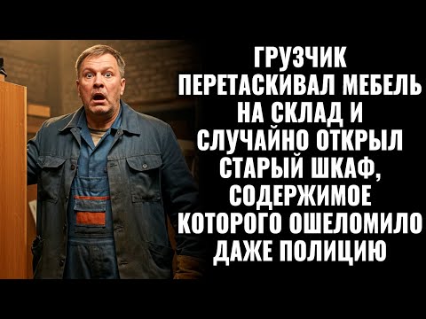Видео: Грузчик перетаскивал мебель и случайно открыл старый шкаф содержимое которого ошеломило даже полицию
