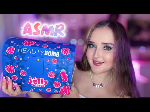 Видео: ASMR🧜‍♀️Макияж русалки и обзор косметики Beauty Bomb JELLY PIRATES❤️@beautybomb_rus 
