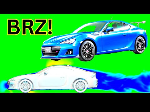 Видео: Аэродинамика Subaru BRZ 2013