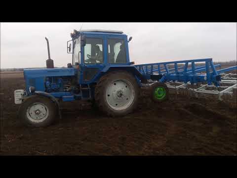 Видео: Февральская весна).10.02.19.посев и боронование гороха.