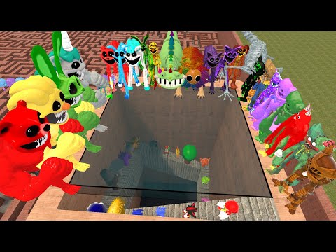 Видео: Открываем новый сад семьи Банбан в Maze, играем с Масл Поппи в Зоономалию в Garry's Mod!