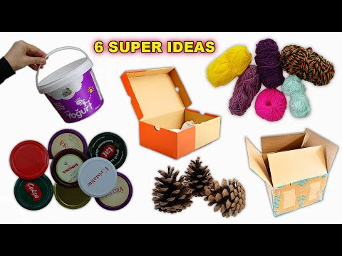 Видео: Посмотрите, какие шедевры можно сделать из ненужных предметов! 6 супер-идей!