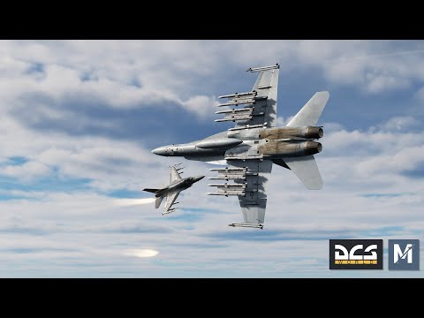 Видео: [DCS World] F/A-18C | Дуэль с тайским летчиком-новичком Potato