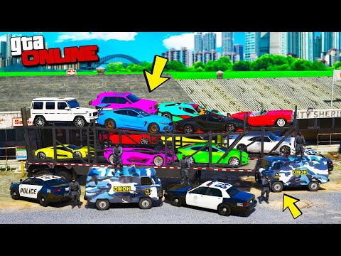 Видео: НИЧЕСЕ УГНАЛ СРАЗУ КУЧУ ЧИТЕРСКИХ ТАЧЕК ЗА 180 СЕКУНД У КОПОВ! БИТВА ВОРОВ ПЕРЕЗАГРУЗКА В ГТА 5!