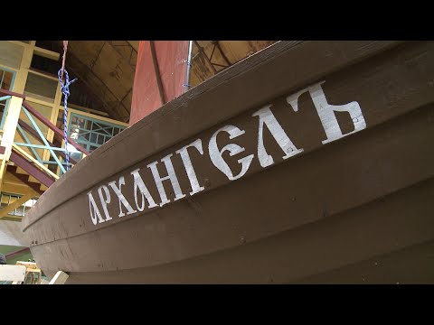 Видео: Поморский карбас "Архангелъ"