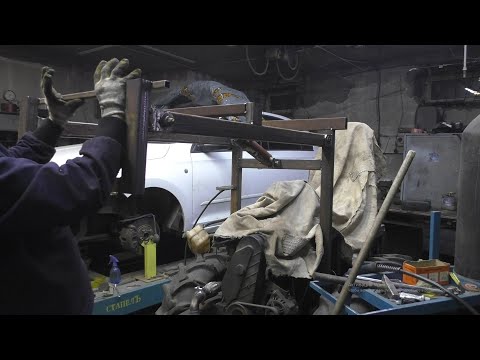 Видео: ГУСЕНИЧНЫЙ МИНИТРАКТОР ч.25 основной гидроцилиндр