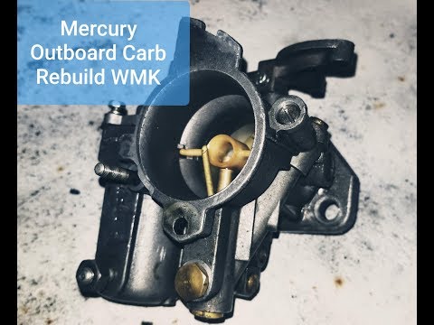 Видео: Ремонт карбюратора Mercury Outboard WMK