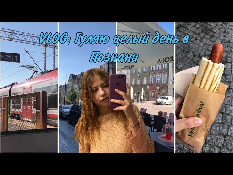 Видео: Целый день гуляю в Познани🍰| Cały dzień spaceru po Poznaniu🇵🇱