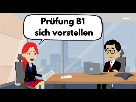 Видео: Экзамен B1 (DTZ) sich vorstellen 2021 | Говоря часть 1