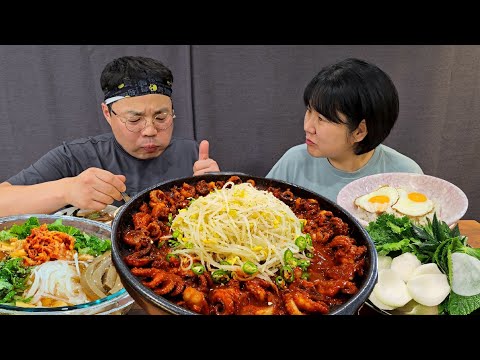 Видео: Острый, холодный, СУПЕР вкусный! Корейское сочетание блюд, которое вы должны попробоватьㅣMukbang