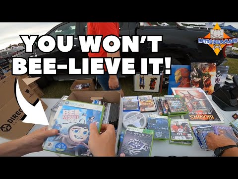 Видео: Вы не поверите! Охота за видеоиграми на местной распродаже в багажнике автомобиля!