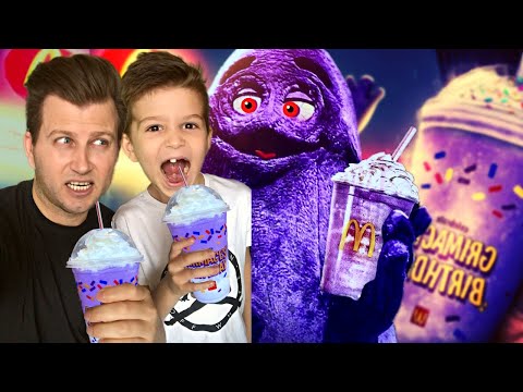 Видео: НИКОГА НЕ ПИЙТЕ ЛИЛАВИЯТ ШЕЙК НА МАКДОНАЛДС | GRIMACE SHAKE UPDATE 2.0
