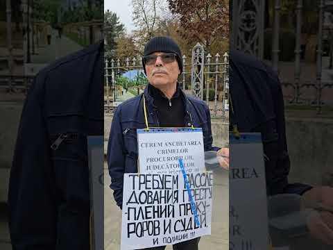 Видео: Адвокат Илья Ротару сегодня днём у памятника  Штефан чел Маре ши Сфынт.