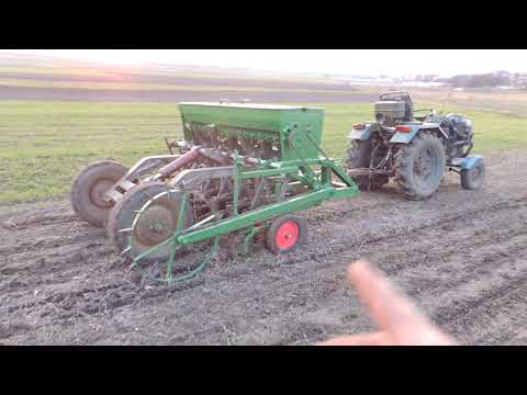 Видео: Тест драйв самодельной сеялки.No-till с ноля.Первый прямой посев пшеницы !