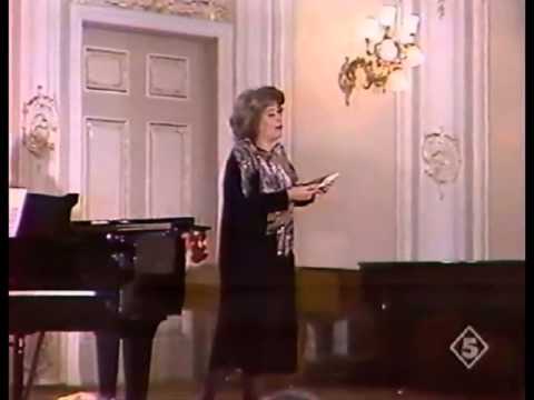 Видео: Концерт(творческая встреча) Елены Образцовой, 1988