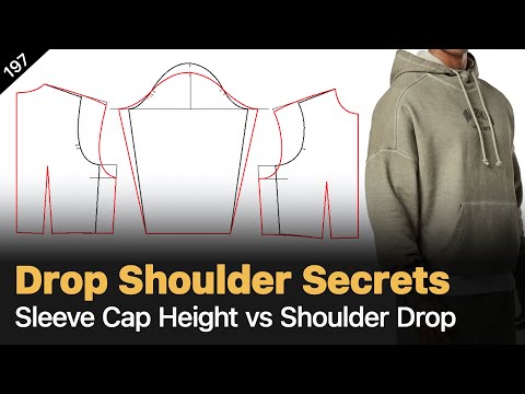 Видео: Выкройка с заниженным плечом из блока лифа: что нужно знать перед черчением