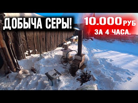 Видео: КАК Я ЗАРАБАТЫВАЮ В ДЕРЕВНЕ НА СБОРЕ СЕРЫ!