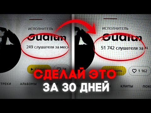 Видео: Как сделать ПЕРВЫЕ 50.000 слушателей музыканту БЕЗ ВЛОЖЕНИЙ? (план действий)
