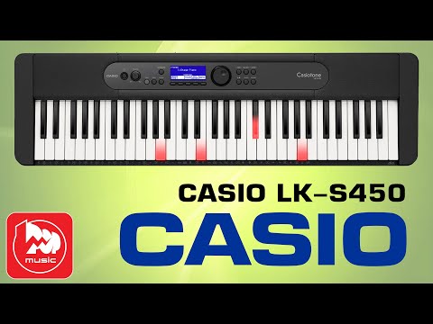 Видео: Casio LK-S450 - домашний синтезатор с подсветкой клавиш