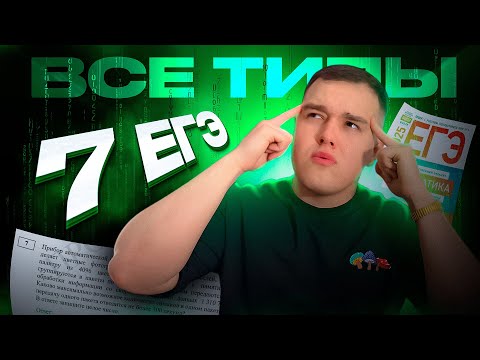 Видео: ВСЕ ТИПЫ 7 задания | ЕГЭ информатик 2025 | ИЗОБРАЖЕНИЯ И ЗВУК