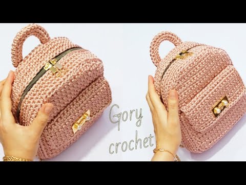 Видео: شنطه كروشيه كروس أو باك /Bolso cruzado o trasero/Cross or back bag /Сумка через плечо или на спине