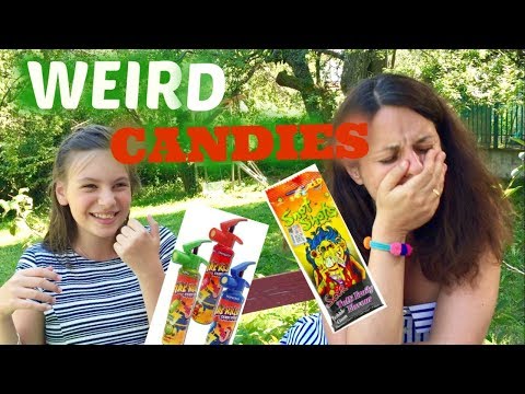 Видео: ОПИТВАМ НАЙ-СТРАННИТЕ БОНБОНИ/Weird Candies/Erika Doumbova/Ерика Думбова