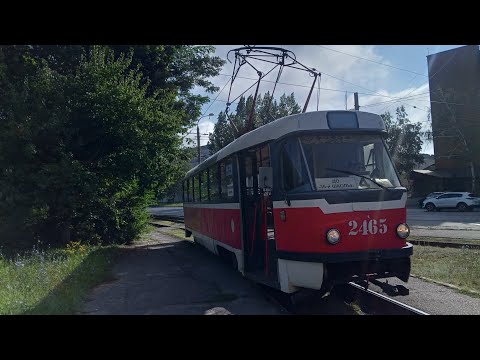 Видео: Волгоградский трамвай. Маршрут 4, "Обувная Фабрика" - "Раздольная"/ Volgograd tram, route 4