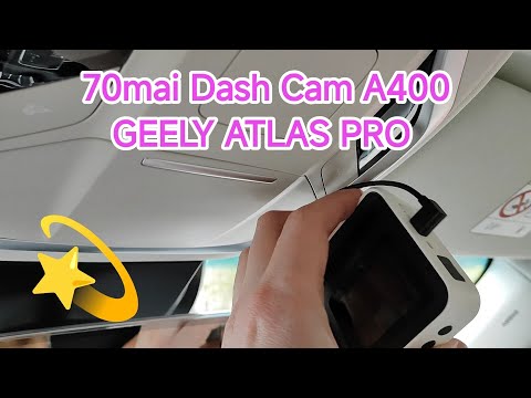 Видео: Установка видеорегистратора в штатное место USB & GEELY ATLAS PRO ДЖИЛИ АТЛАС ПРО 70mai A400